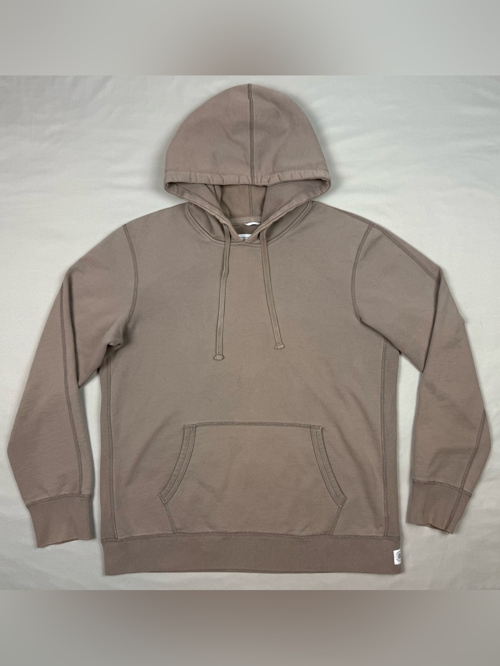 Reigning Champ Midweight Terry Hoodie Sweatshirt Sz Large Silt Pullover B1
